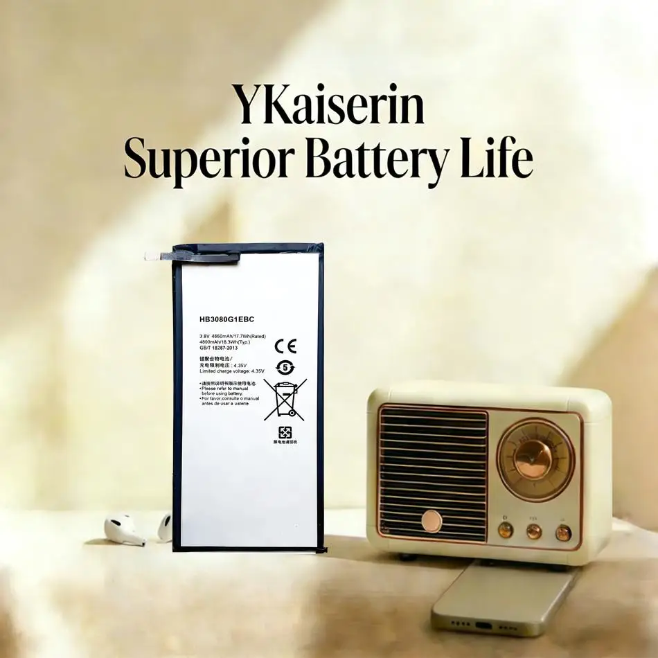 

Аккумулятор HB3080G1EBW 4650 мАч для Huawei Mediapad M2 M1 8.0" M2-801L S8 701U Honor S8-701W T3 10 Ags-L09 Ags-W09 9.6 Lte