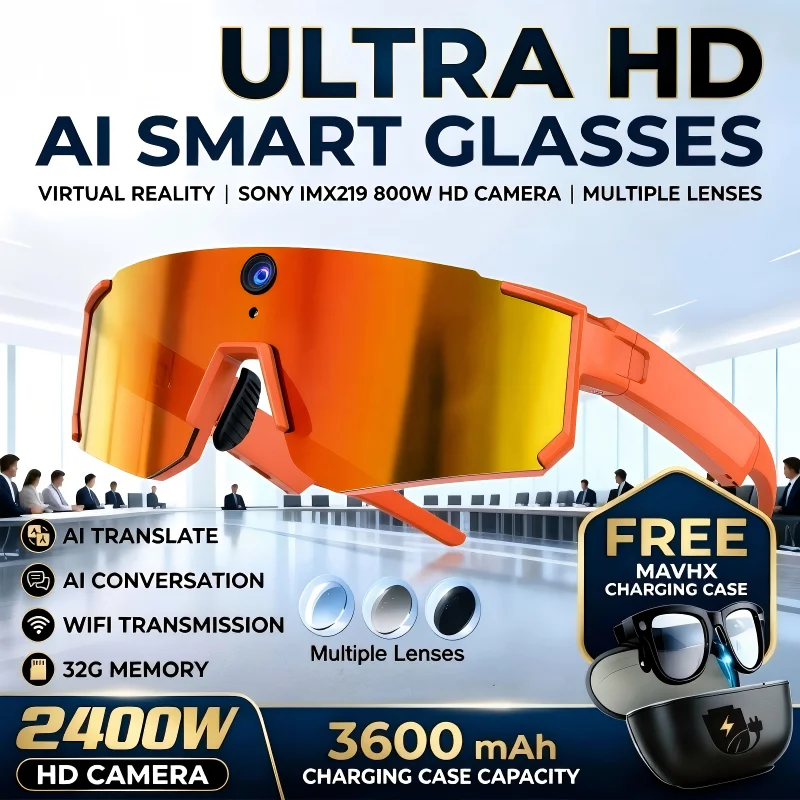 Smart Glasses Lens - Okulary Lenovo AI Smart Glasses ChatGPT