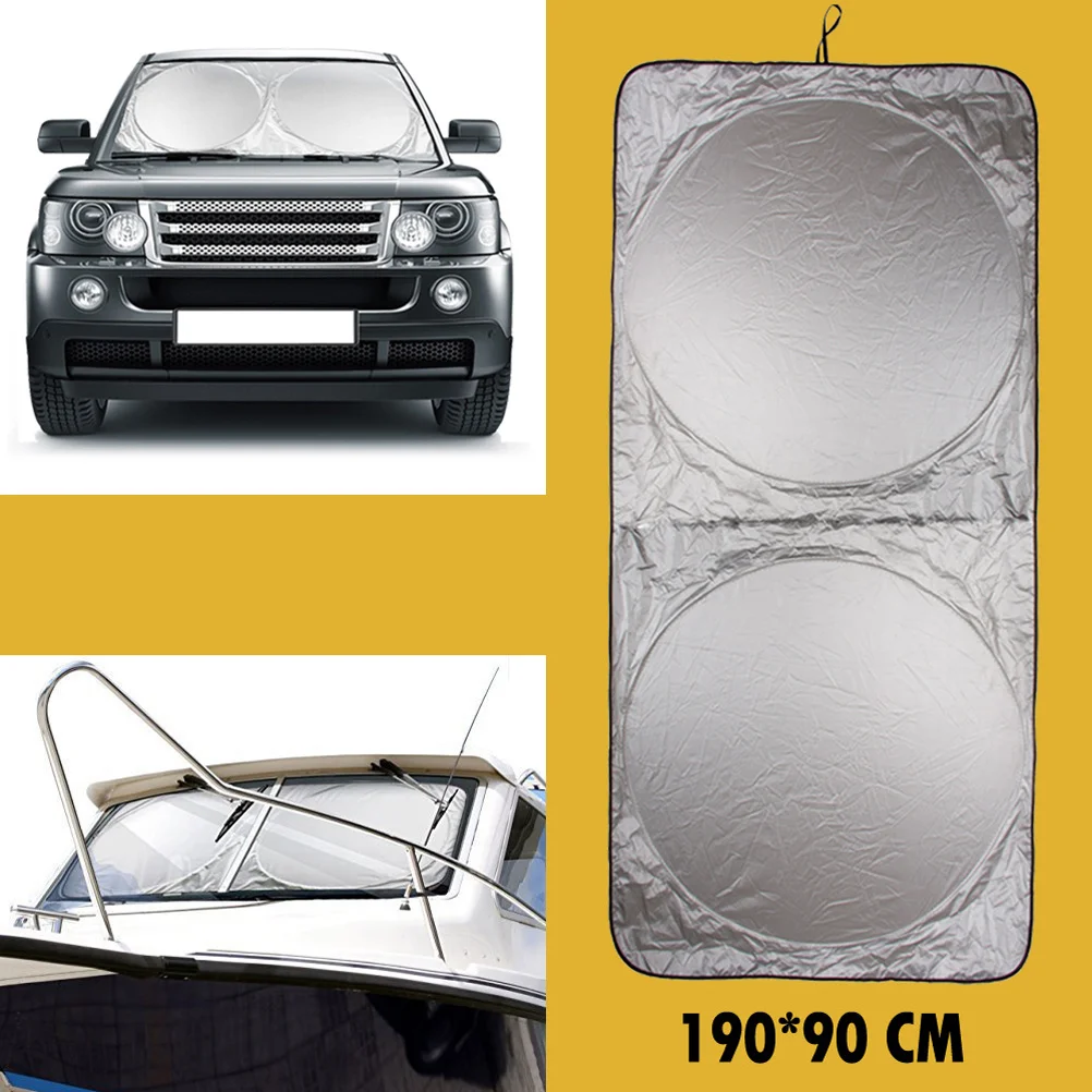 190 *90cm Sun Shade for Car Window Front Windshield Visor Variety Windowshield Sunshades