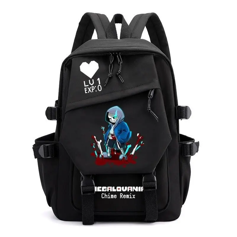 Anime Undertale Sans Skull Backpack Teenagers Schoolbag Students Book Bag Pocket Backpacks For Girls Boys