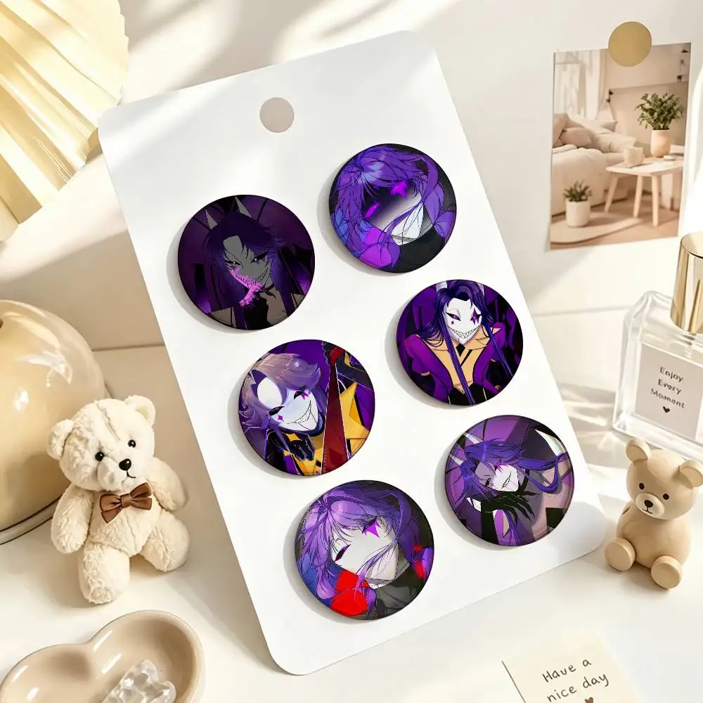 The Freak Circus The Jester  Enamel Pin Tinplate Round Brooch Cosplay Nijigen Otaku Culture Badge 25mm 32mm 44mm 58mm