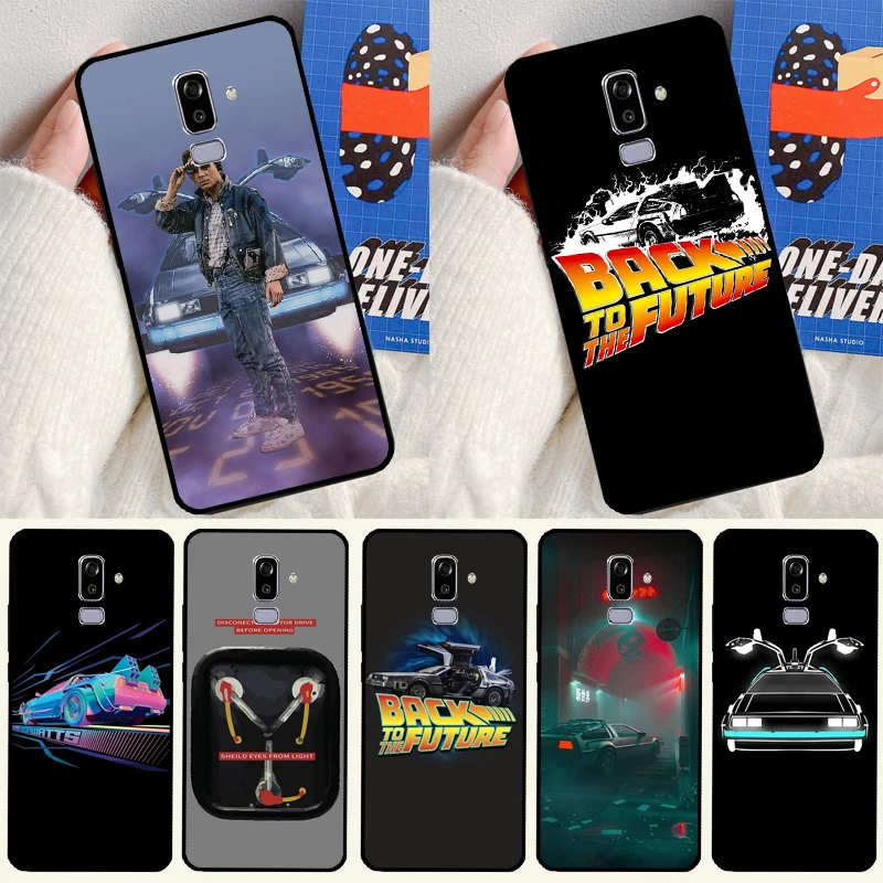 Back to the Future Cool Case For Samsung Galaxy J5 J3 J7 A3 A5 2016 2017 A6 A8 A9 J8 2018 J4 J6 Plus Coque Fundas