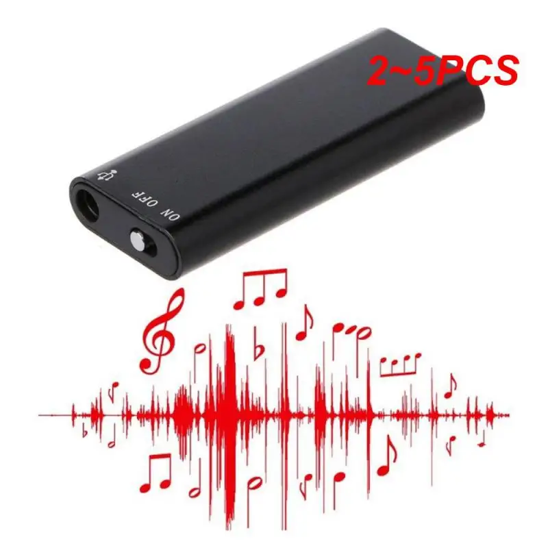 2~5PCS Rechargeable Voice Recorder Useful Easy To Use Clear Recording High Quality Long Battery Life Consumer Electronics