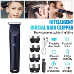 NEW 2026 Design of adjustable cutter head with USB charging for electric hair clipper hair and beard trimming