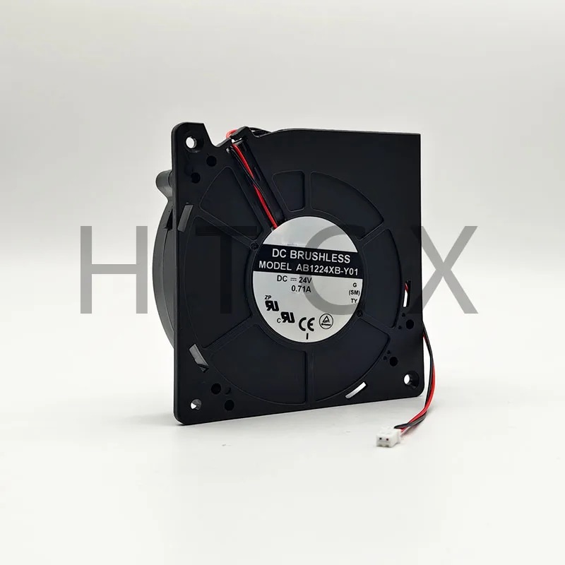 New AB1224XB-Y01 0.70A 24V 12032 High Air Volume Turbine Blown Cooling Fan