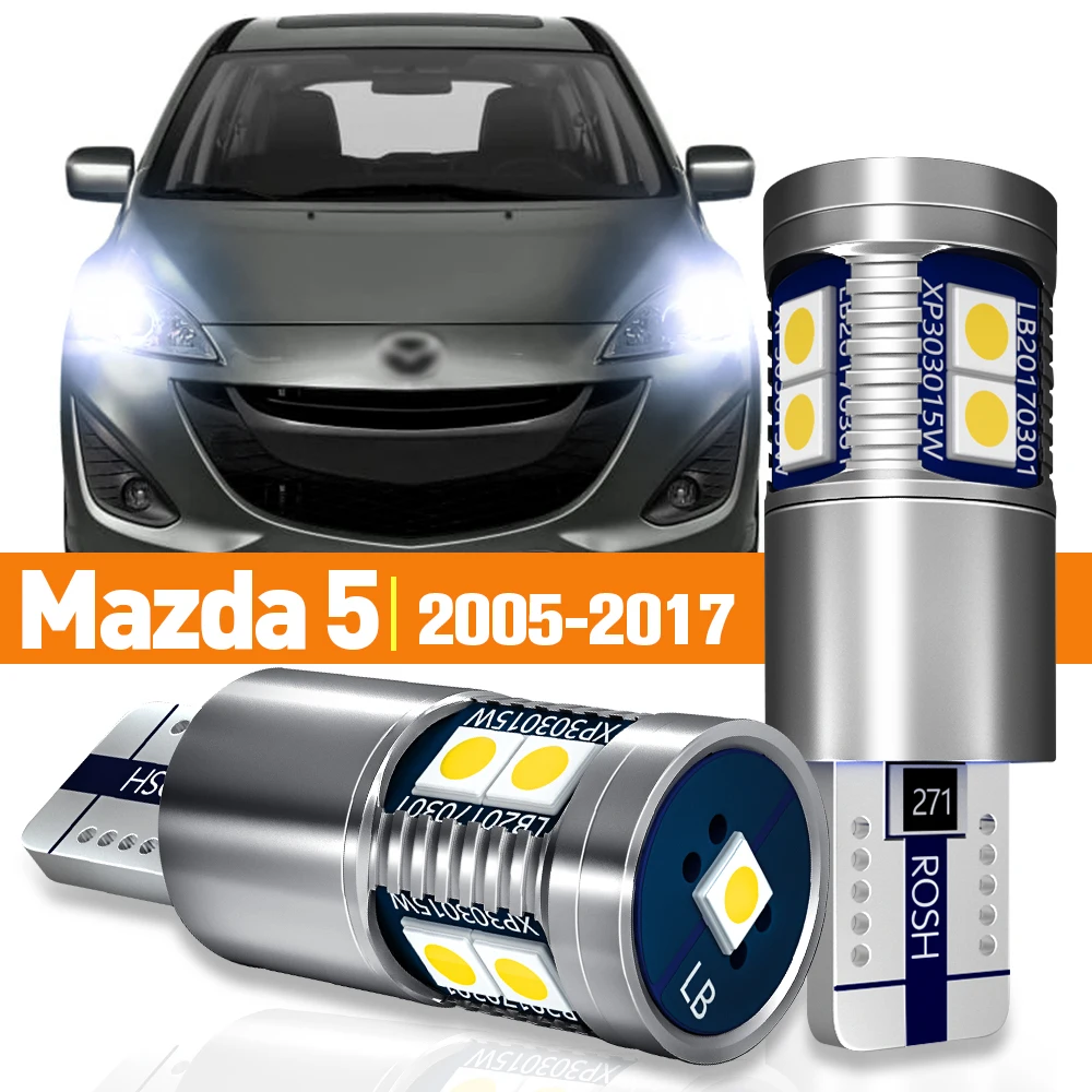 2pcs LED Parcheggio Luce di ingombro Per Mazda 5 2005-2017 2006 2007 2008 2009 2010 2011 2012 2013 2014 2015 Accessori Lampada Canbus