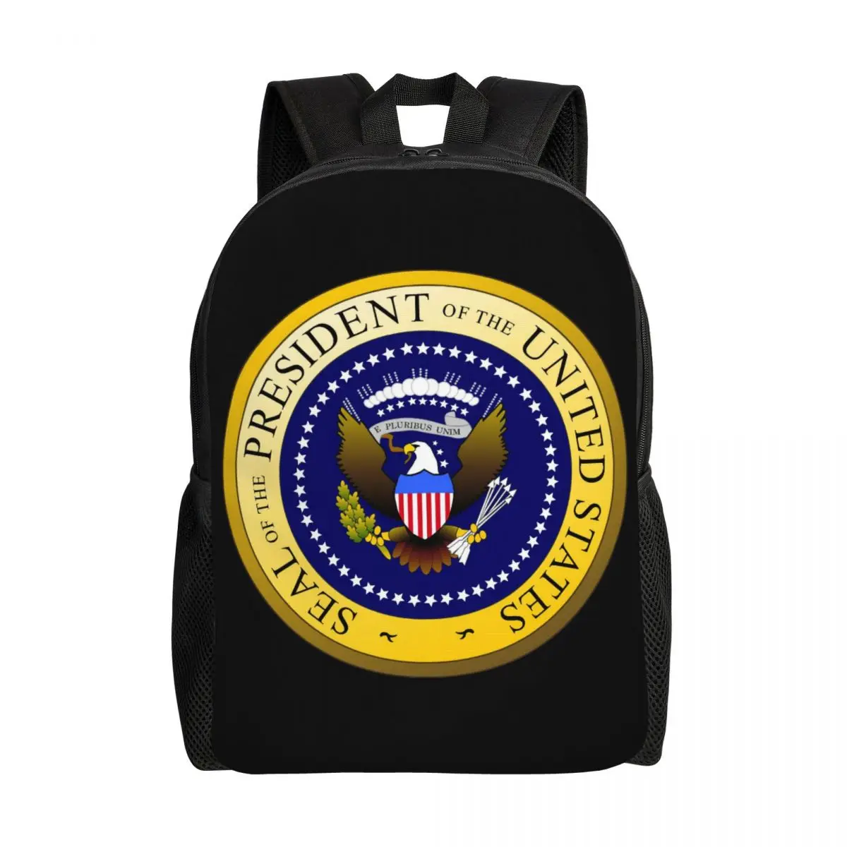 Customized American Presidential Seal Trump Backpacks USA Vote Election School College Travel Bags Bookbag Fits 15 Inch Laptop