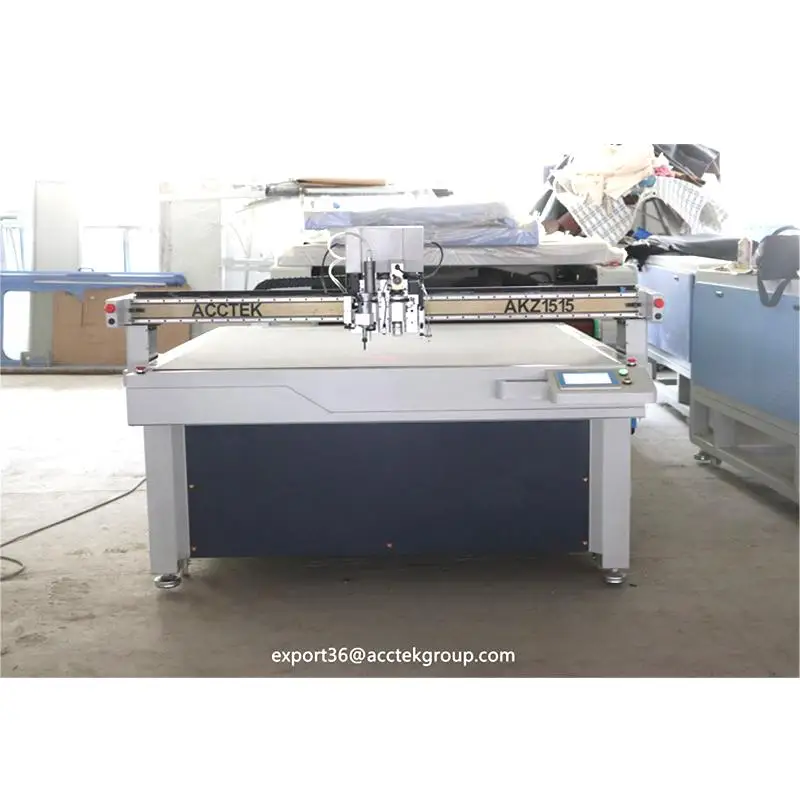 

High Precision Fast Cutting CNC Round Knife Fabric Cloth Textile Cutting Machine for Sofa Industry