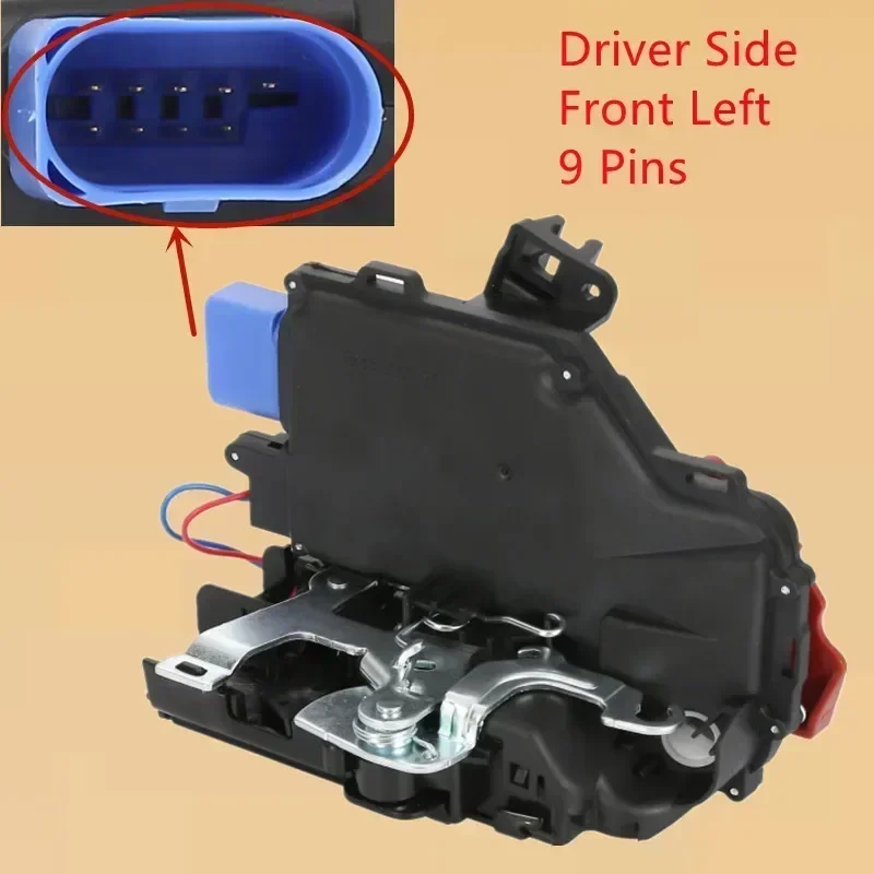 Siłownik zamka drzwi do VW Caddy Golf V IV Jetta Touran Touareg Skoda Octavia Seat Altea Toledo 3D 1837015 3D 1837015   3D 1837016 — zdjęcie 4