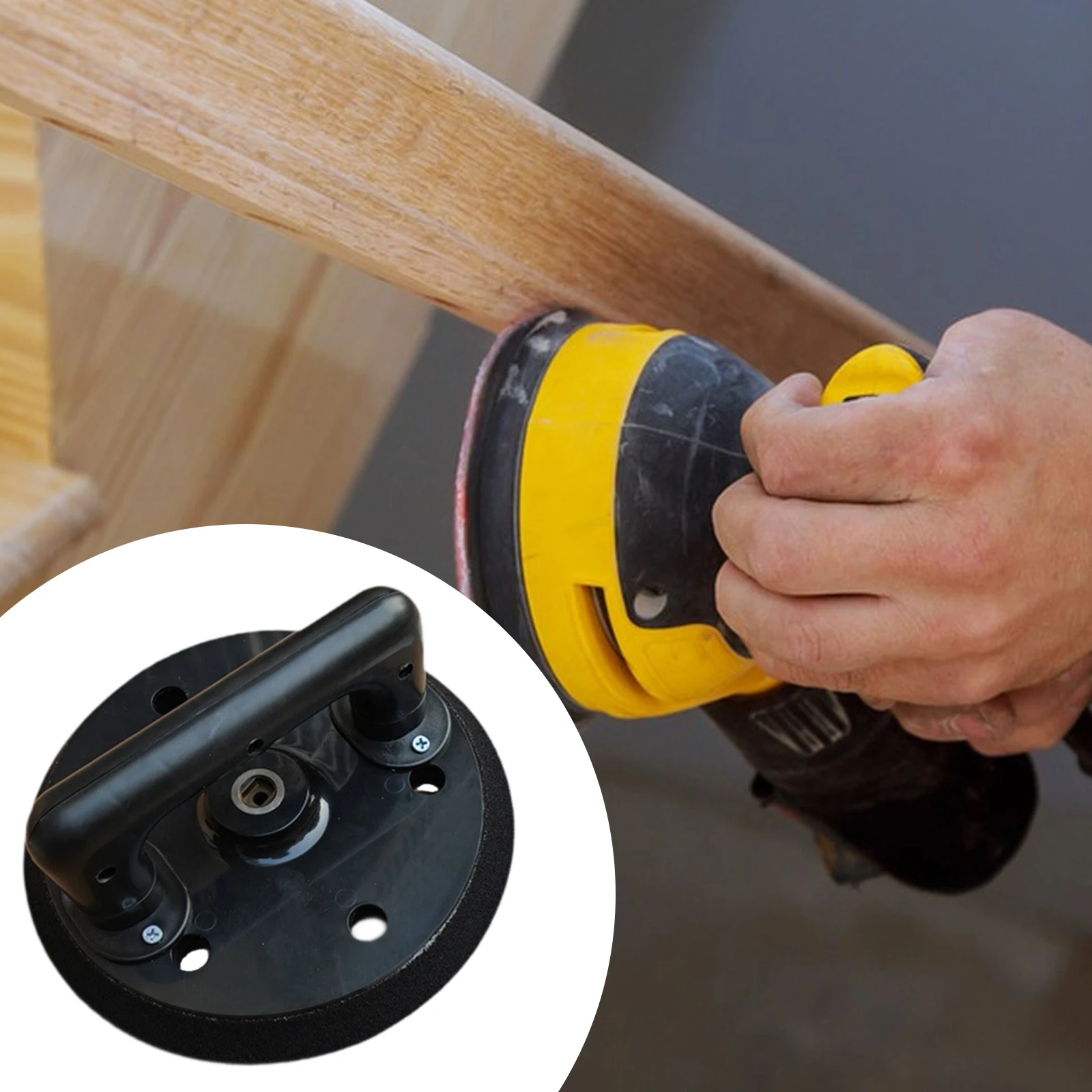 

Hand Sandpaper Holder Grinding Polish Compact Putty Finishing Tool Ergonomic Self Adhesion Sander Holder for Finishing Drywall