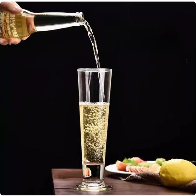 large-size-creative-glass-beer-mug-trendy-pub-filling-cup-irregular-shape-juice-cup-milk-tea-cup-nordic-style-heat-resistant