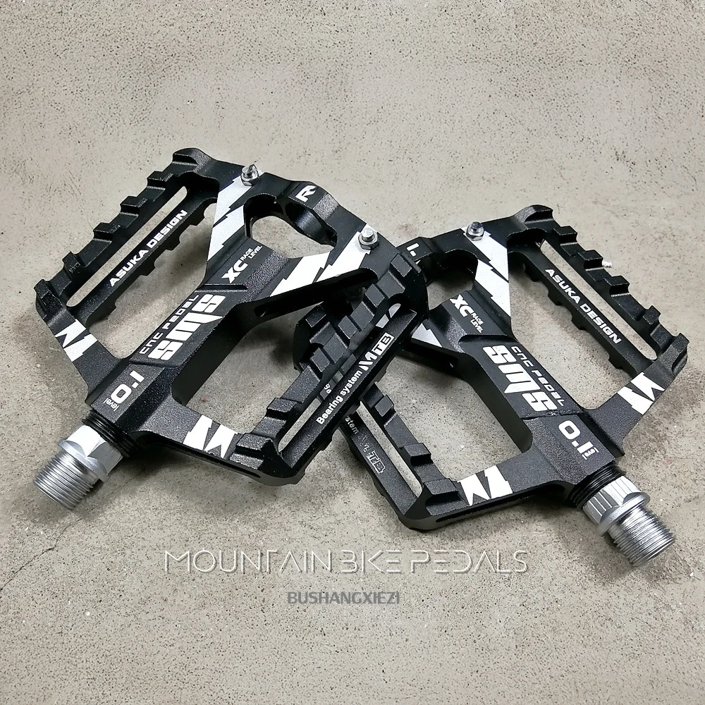 

Wide Aluminum Platform Pedals Non Slip Bike Pedals for Mountain Bicycle Stable Durable Cycling Foot Pedals Outdoor Accessories