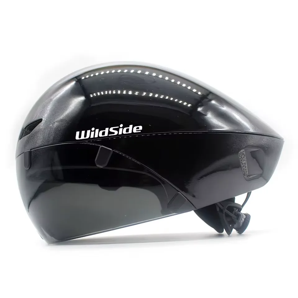 Wildside TT Biycle Helmet 4 lens Goggles Race Triathlon Tri Aero Helmet Road Timetrial Cycling Helmet Casco Ciclismo Accessories image 3