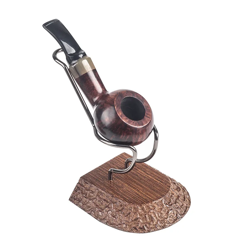 Wooden Pipe Stand, Smoking Tool Accessories Pipe Racks for Father Men Gifts