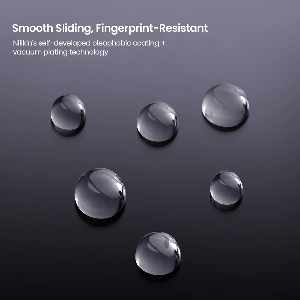 

Nillkin For iPhone 17 Pro Max 17 Air 16 H+ Pro 2.5D Ultra-Thin HD Tempered Glass Full Cover Screen Protector with Dust Free Box