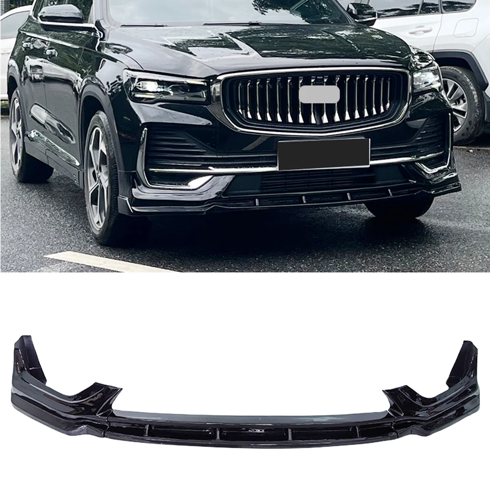 For Geely KX11 Xingyue L Monjaro 2021 22 23 24 Front Bumper Diffuser Splitter Lip Spoiler Tuning Exterior Body Kit Accessories