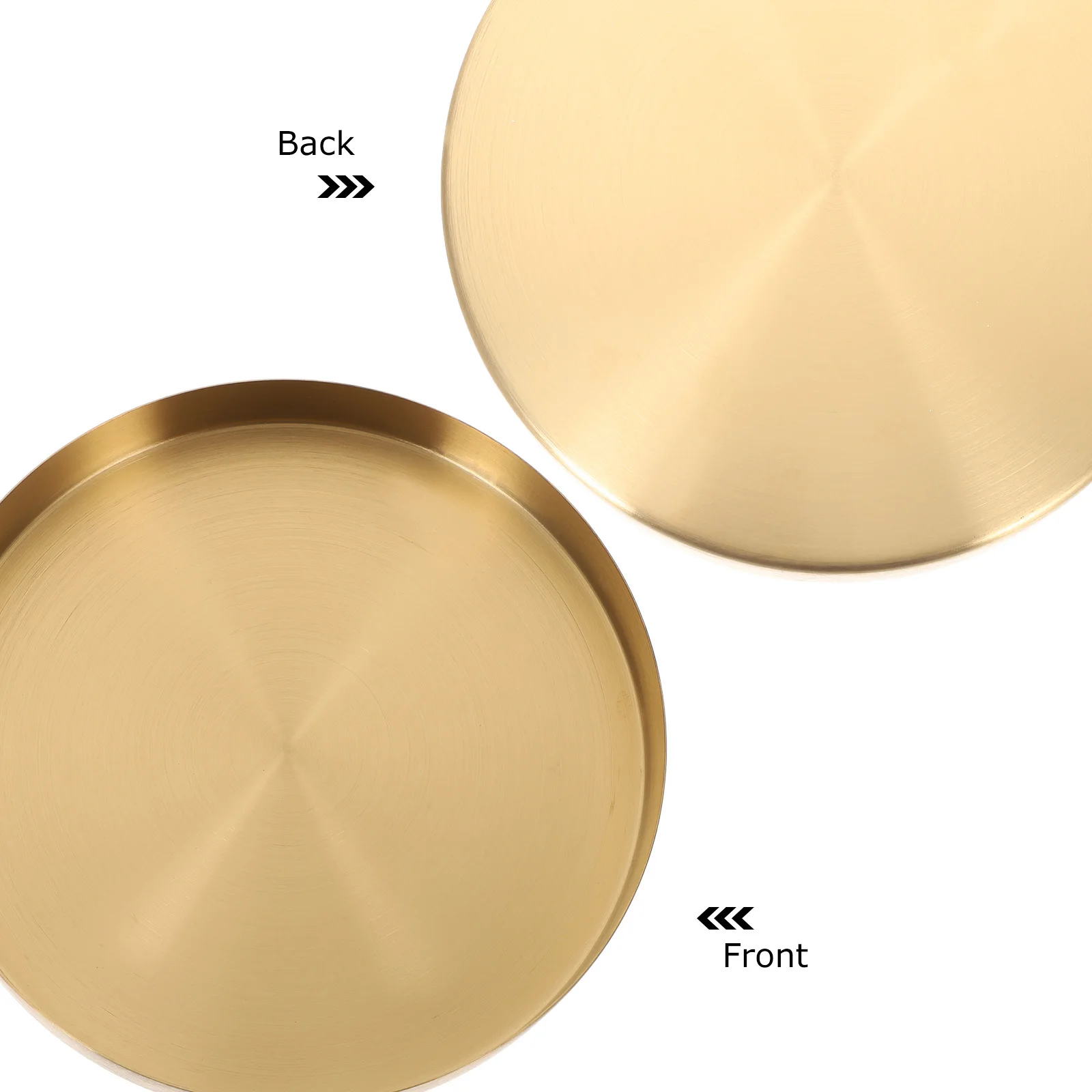 

Metal Storage Tray Round Modern Decorative Serving Tray For Food Jewelry Display Fruit Dessert Organizer Plate