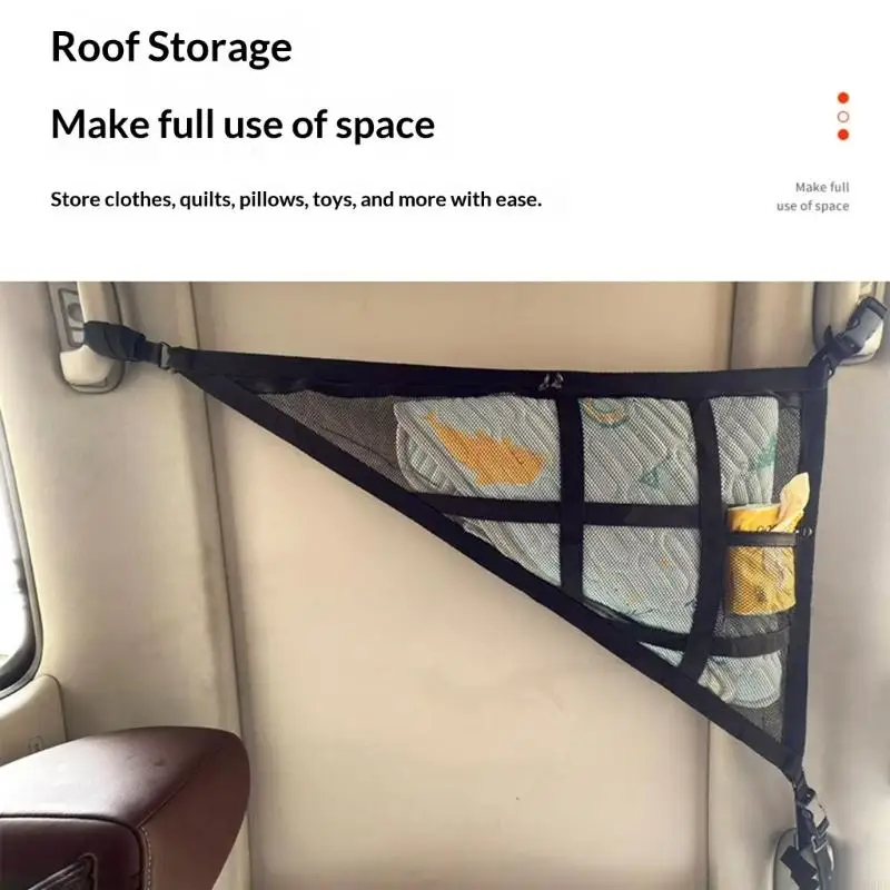 

High Capacity Car Roof Storage Net Make Of Polyester Mesh For Maximizing Vehicle Space Organizing Travel Items And H9EE