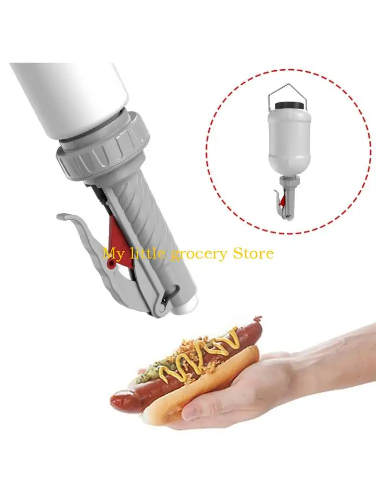 

Large Capacity Sauce Dispenser Hanging Salad Dressing Bottle Condiment Dispenser For Busy Restaurants Enduring
