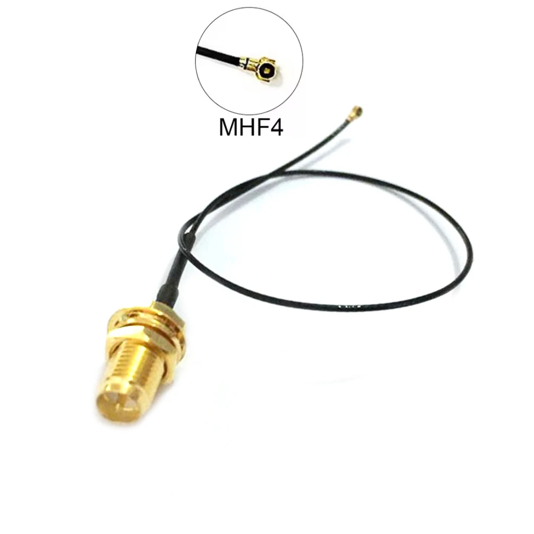 1pc 4TH Generation U.FL MHF4 to RP SMA Female Jack Pigtail Cable Adapter 0.81mm 10cm/20cm/30cm for PCI WIFI Card Wireless Router