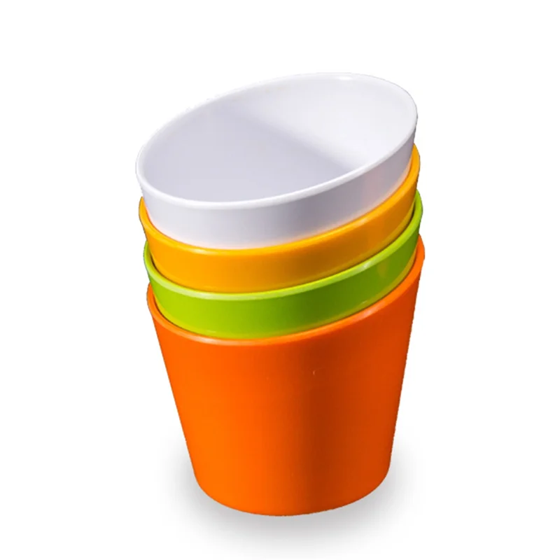 

ABVS 4 Pcs Reusable Salad Bowls Plastic Bowls Colorful Facial Mask Seasoning Bowls Home Household Bowls