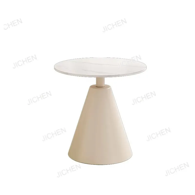 

Round Metal Coffee Tables Small Simple Aesthetic Floor White Modern Table Nordic Design Balcony Stolik Kawowy Furniture Nordic