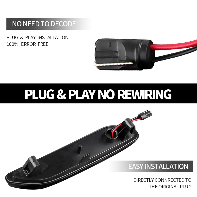 

2 шт. 12 В светодиодные боковые габаритные фонари Canbus для Mini R60 Countryman 10-17 R61 Paceman 12-17 динамические указатели поворота автомобильные аксессуары