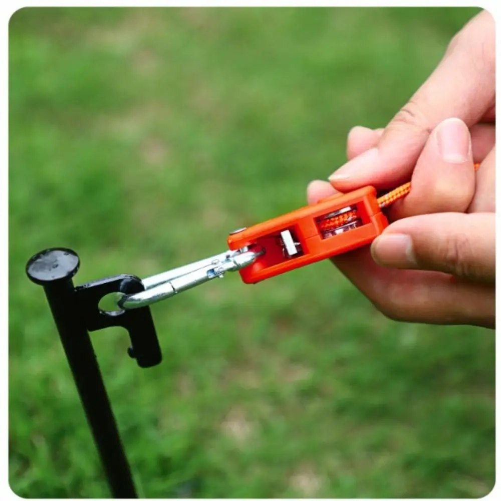 New Multicolors Windproof Pulley Ratchets 4mm*4meters Outdoor Kayak Canoe Lifting Pulley High Quality Boat Reflective Rope Lock