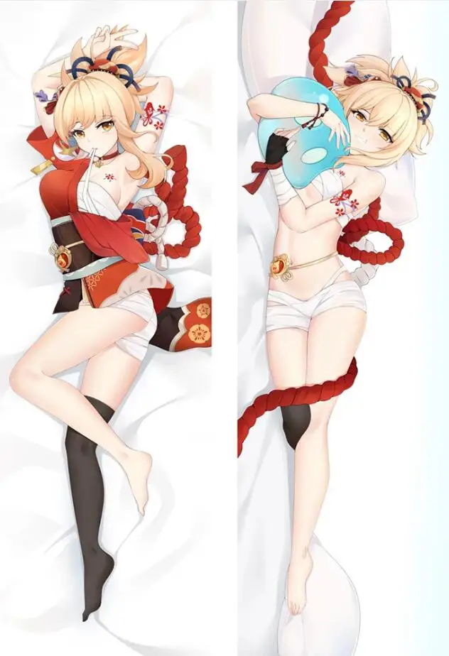 Anime Cosplay parrucca corta resistente al calore capelli sintetici partito donna ragazza parrucche Dakimakura federa cuscino