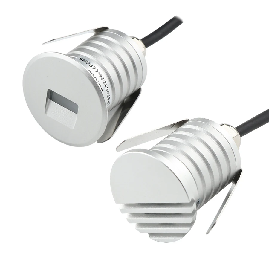 

6063 Aluminum 1W Mini LED Spotlight DC 12V 24V CREE IP67 Bathroom Wall Outdoor Spot Light Stair Garden Landscape Lighting Lamp