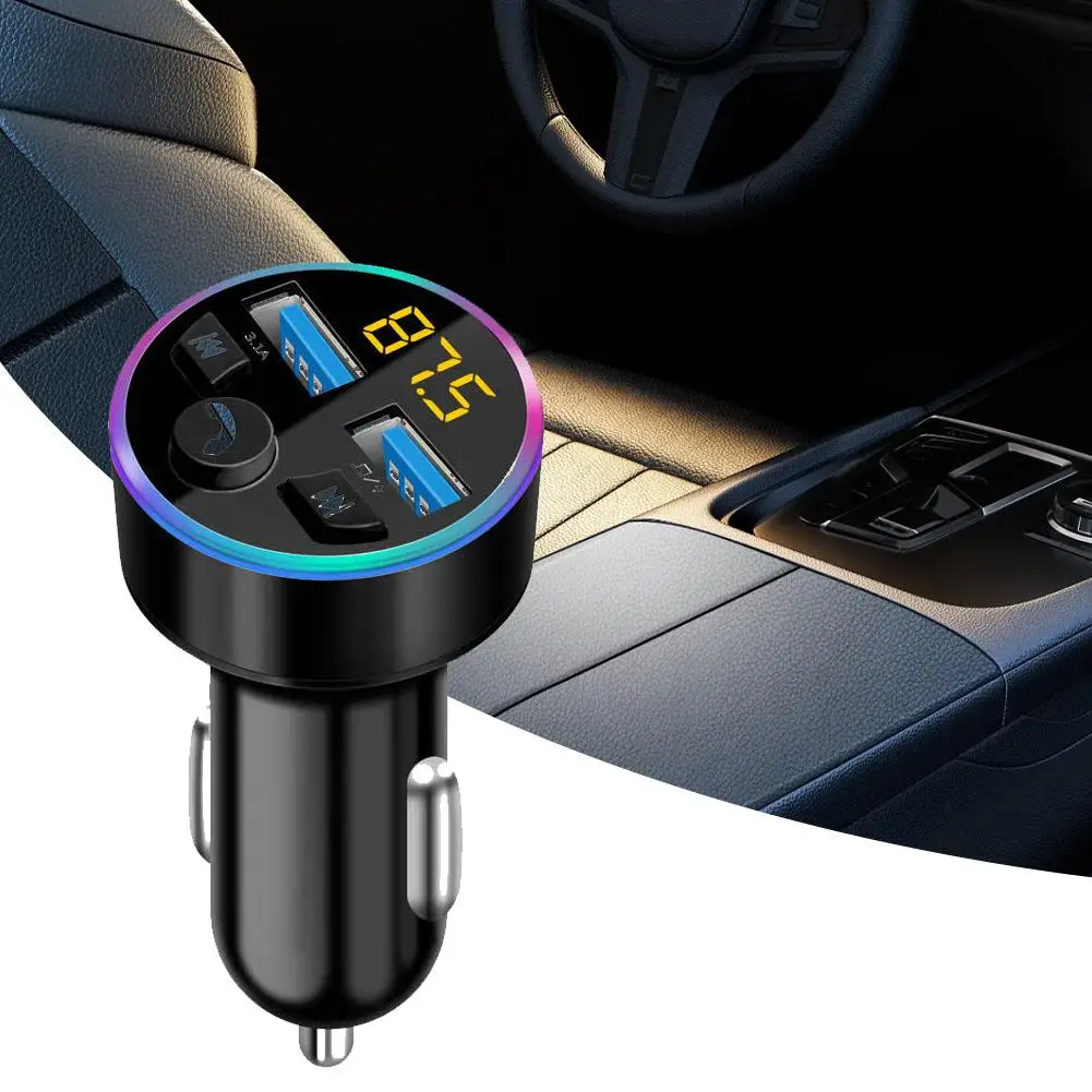 

Car Bluetooth-compatible Receiver With Lossless Audio Car Quality Adapter With Lighter And Charger Cigarette Player, MP3 So I8A9