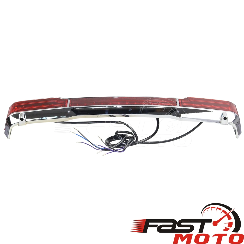 LED Tail Running Stop Brake Light For Harley Classic Ultra King Tour Trunk Pack 97-15 Classic Ultra FLHT Taiilight Tail Lights