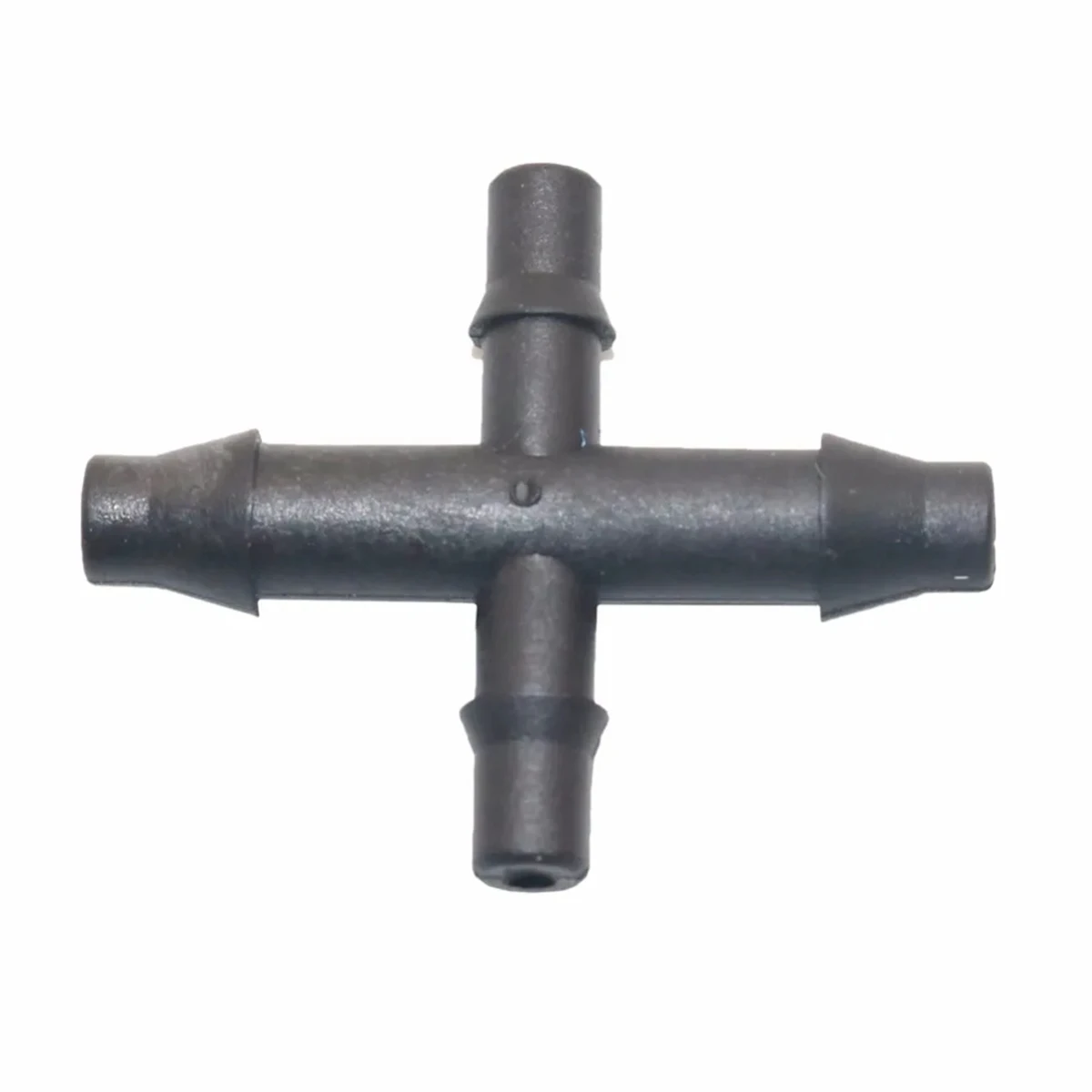 4/7mm To 3/5mm Hose Barbed Straight 4-Way Garden Water Pipe Splitters Garden Lawn Irrigation Connection Fittings 20 Pcs