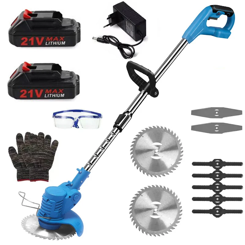 

Battery Power Brush Electric Grass Trimmer Multifunctional Garden Lawn Mower Home Portable Cordless Grass Cutter
