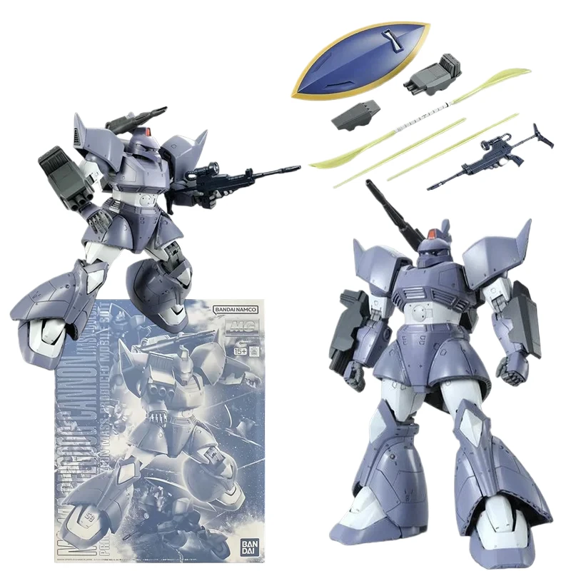 Bandai Namco PB MG 1/100 MS-14C Gelgoog Cannon MSV Color 20Cm Anime Original Action Figure Gundam Model Kit Toy Gift