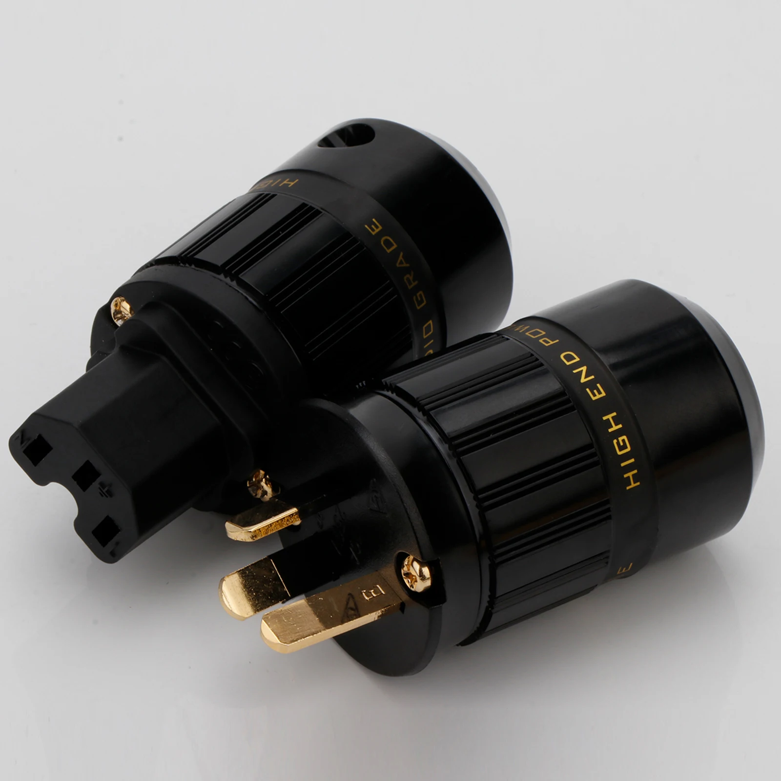 HIFI لتقوم بها بنفسك التيار المتناوب موصل مقبس الطاقة الاتحاد الأوروبي الاتحاد الأفريقي الولايات المتحدة IEC320 ذكر أنثى قابس طاقة كهربائي مدخل المخرج لكابل مكبر الصوت الطاقة