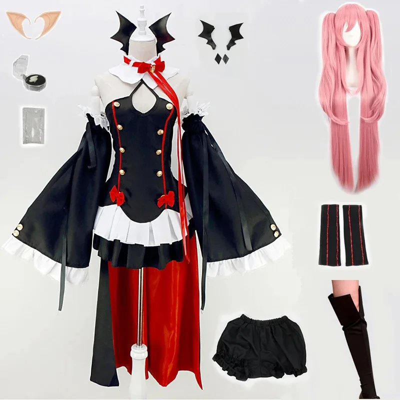

Seraph Of The End Owari no Seraph Krul Tepes Cosplay Costume Uniform Cosplay Anime Witch Vampire Halloween Costume For Women