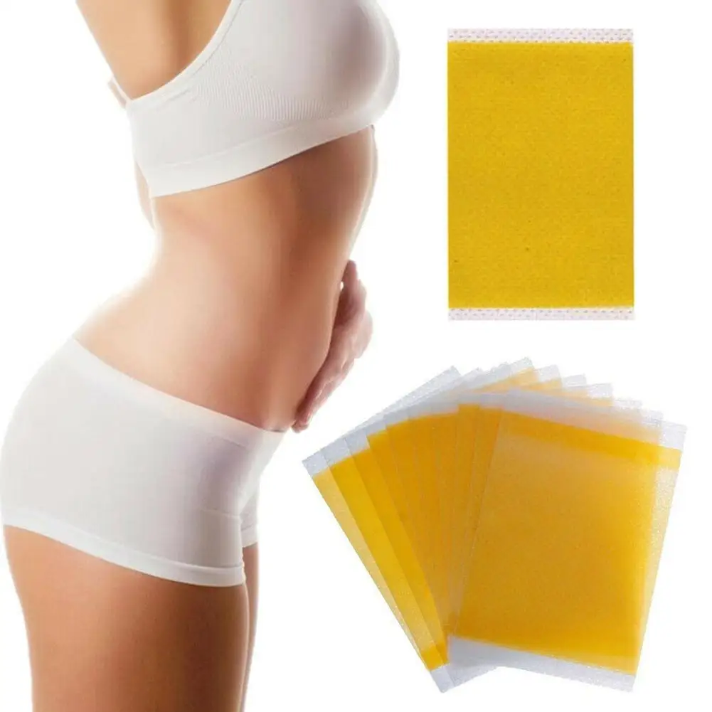 100pcs Adhesive Waterproof Belly Button Patch Brand New Quality Big Belly Fat Patch Square Dressing For Abdomen Care Tighten Ski