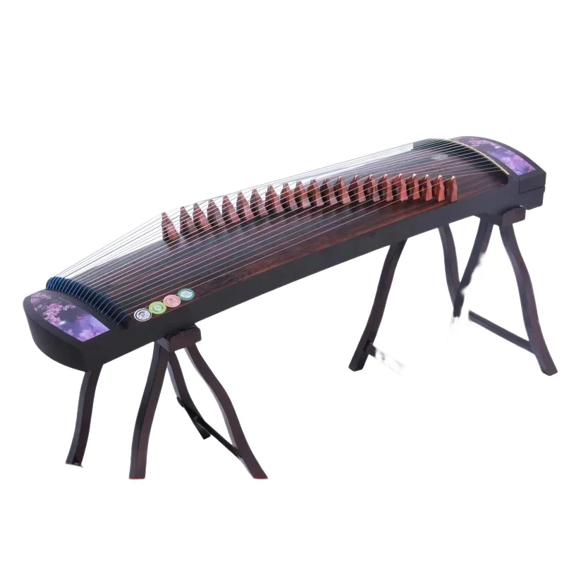 Guzheng 125cm Purple cherry blossom pattern Chinese stringed instruments