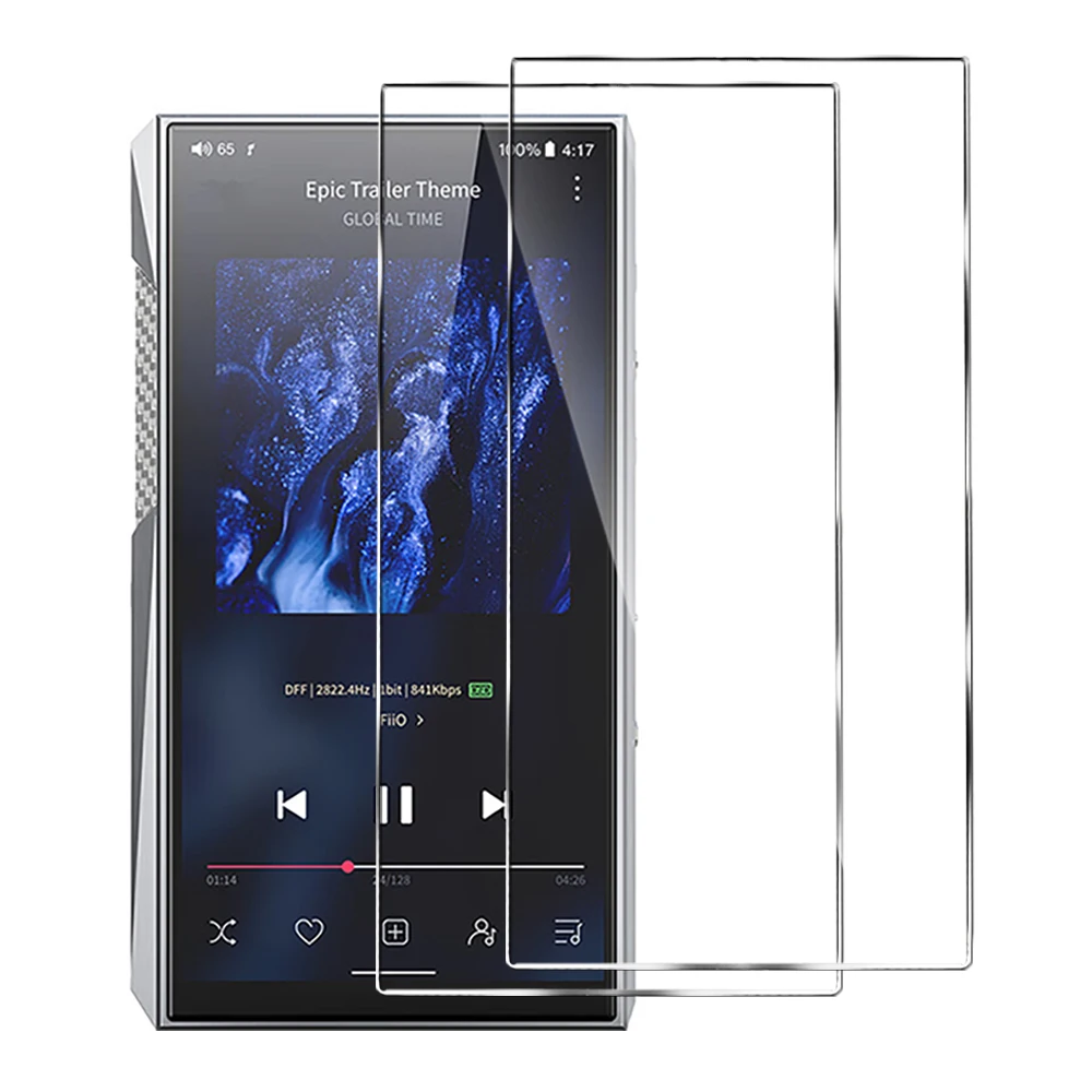 9H Premium Scratch-Proof Screen Protector Tempered Glass Protective Film for Fiio M23