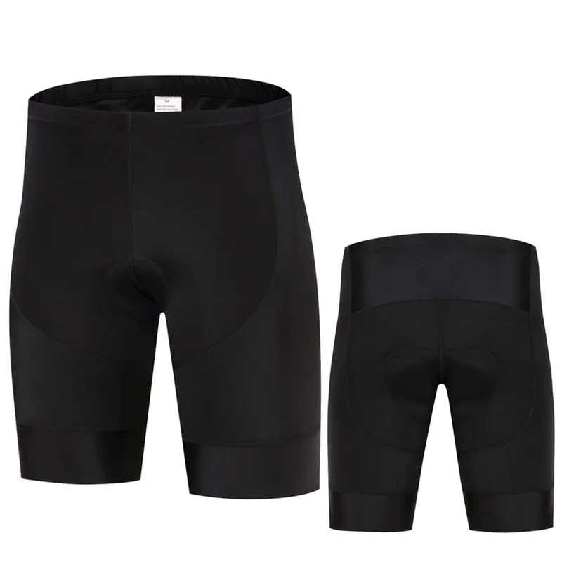 Black Cycling Bib Shorts Men\'s 19D Gel Man Pants Clothes MTB Professional Bike Sports Lycra Mountain Maillot Summer Shorts
