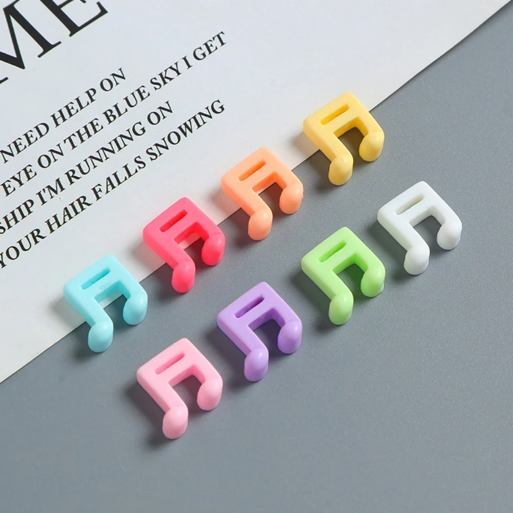 10 個かわいい Y2K 甘いカラフルな音符ネイルアートチャーム 3D 手芸部品 Diy ジャンク電話ケースヘアアクセサリー装飾