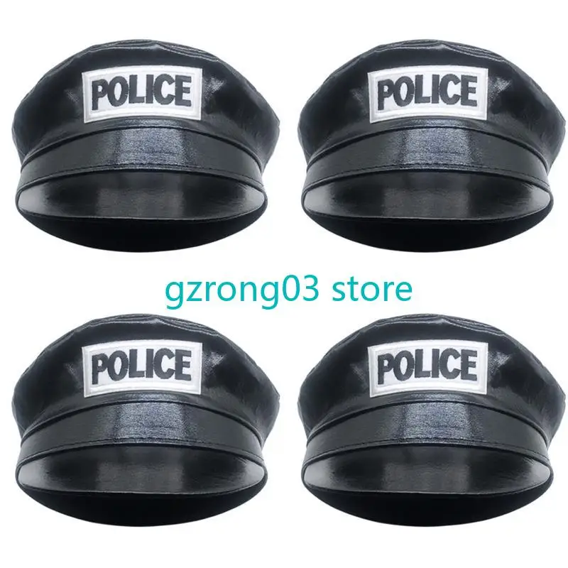 127C لقبعة ضابط الشرطة لزي الشرطة قبعة الأدميرال قبعة الكابتن لليخت Pu Newsb #2