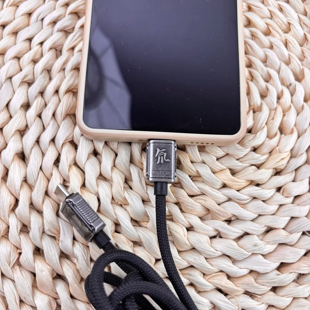 Nubia 6A 120W NEOCHARGE DAO USB Type‑C To Type‑C Braided PD Fast Charging Cable High Current Metal Plug Data Cord For RedMagic 9