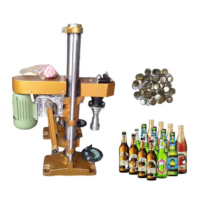 

Industrial Bottle Sealing Machine - Electric Cap Capper For Beer & Wine Processing