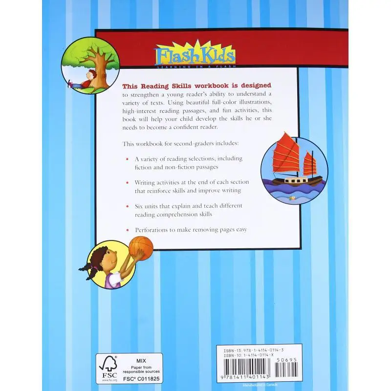 Flash KidsReading Skills Grade 2 Flash Kids Editors Flash Kids 9781411401143 Book