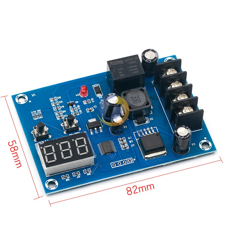 XH-M603 Charging Control Module 12-24V Storage Lithium Battery Charger Control Switch Protection Board With LED Display NEW