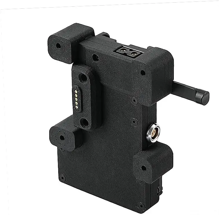 V-Mount Battery Plate for SmallHD Ultra 5 & Ultra 7 Direct Contact Power Supply with 1 x D-Tap & 2 x 0B 2 Pin Outputs