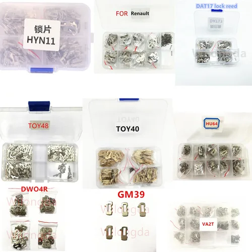 Accesorios de reparación de bloqueo de coche, placa de bloqueo de lengüeta de bloqueo para VA2T, HU64, HYN11, TOY40, TOY48, DAT17, DWO4R, RENAULT, GM39