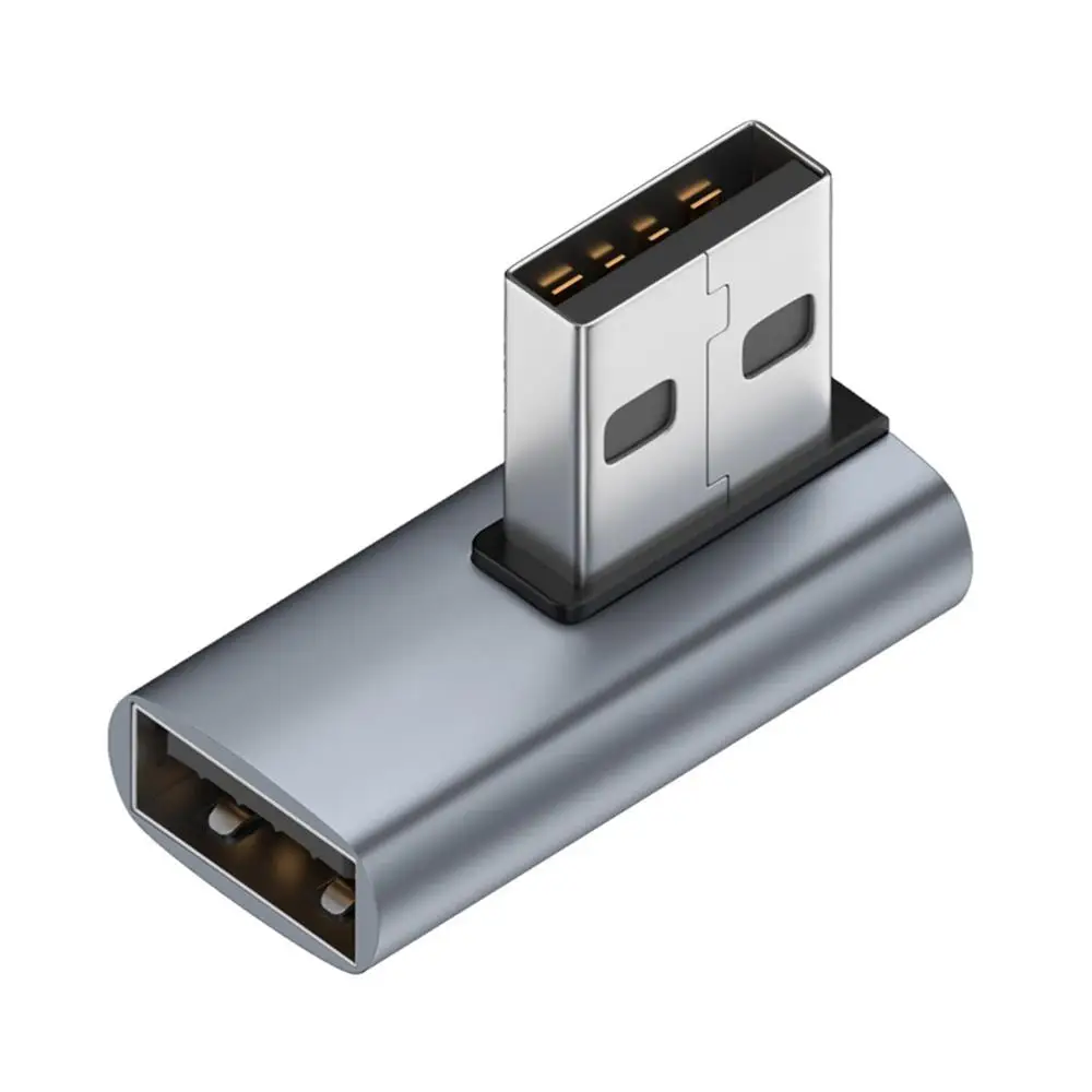 1/3/5PCS 3.0 dizüstü U adaptörü 90 derece erkek kadın tip-c adaptörü açılı sağ ve sol ve yukarı ve aşağı uzatma konektörü 10 image 6
